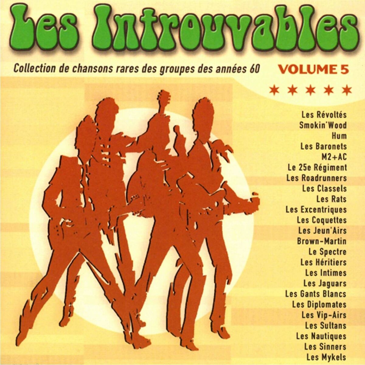 Album cover of Collection de chansons rares des groupes des années 60 Volume 5