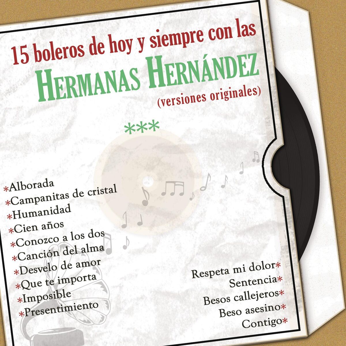 Album cover of 15 Boleros de Hoy y Siempre Con las Hermanas Hernández (Versiones Originales)