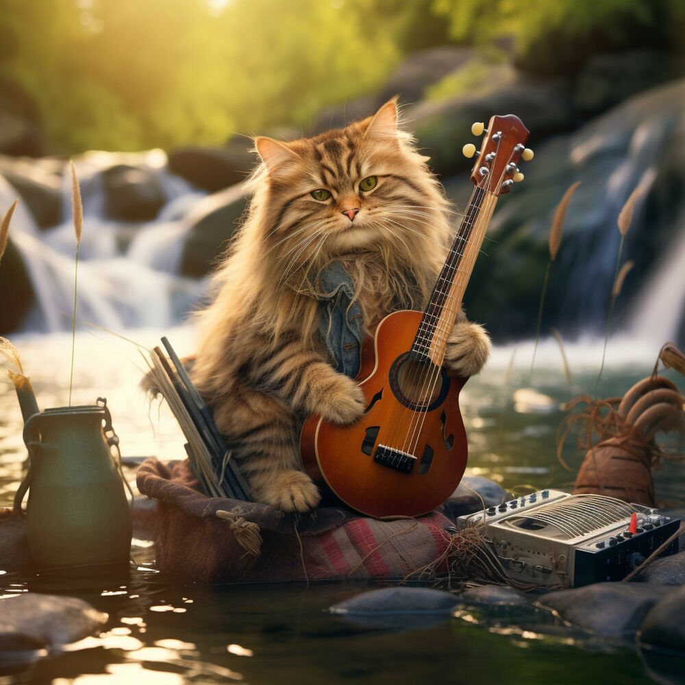 Picture of Cats Water: Stream Prowl Choir