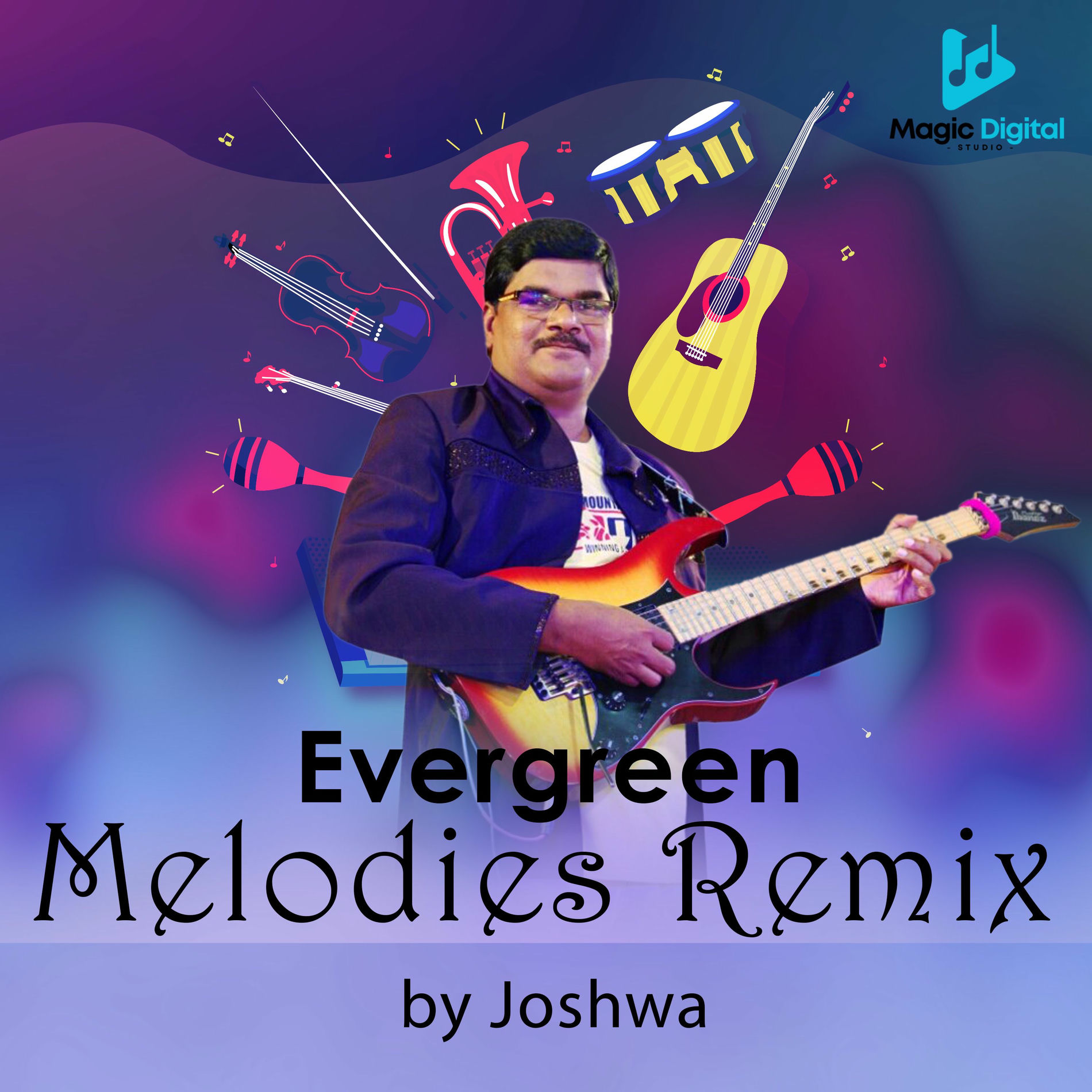 Album cover of Evergreen Melodies Remix By Joshwa