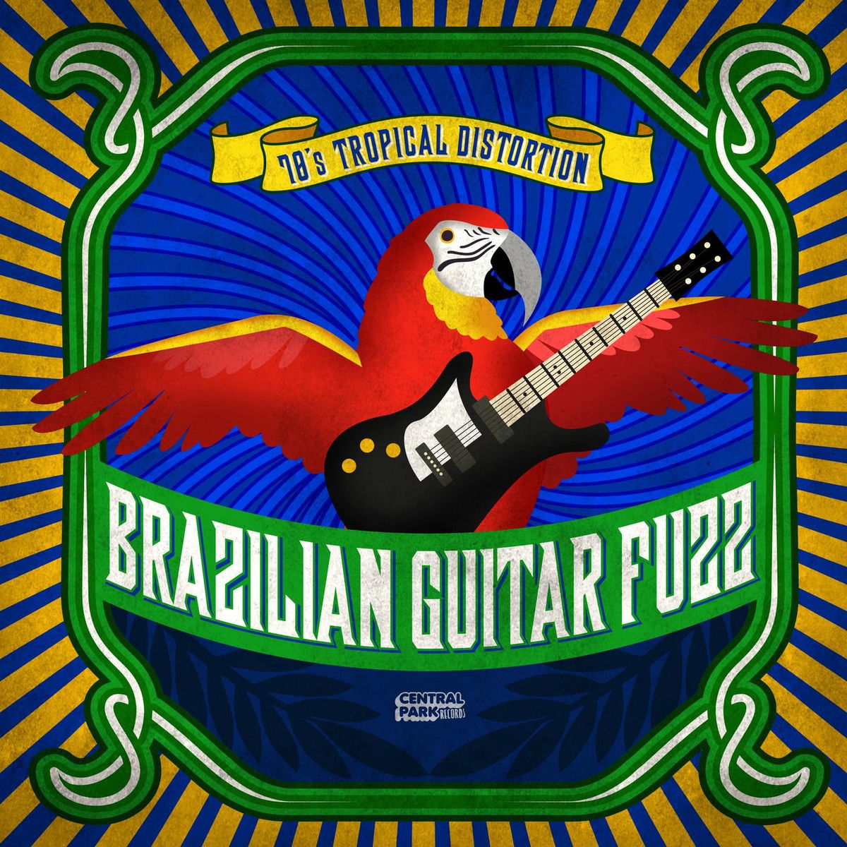 Album cover of Brazilian Guitar Fuzz - 70's Tropical Distortion