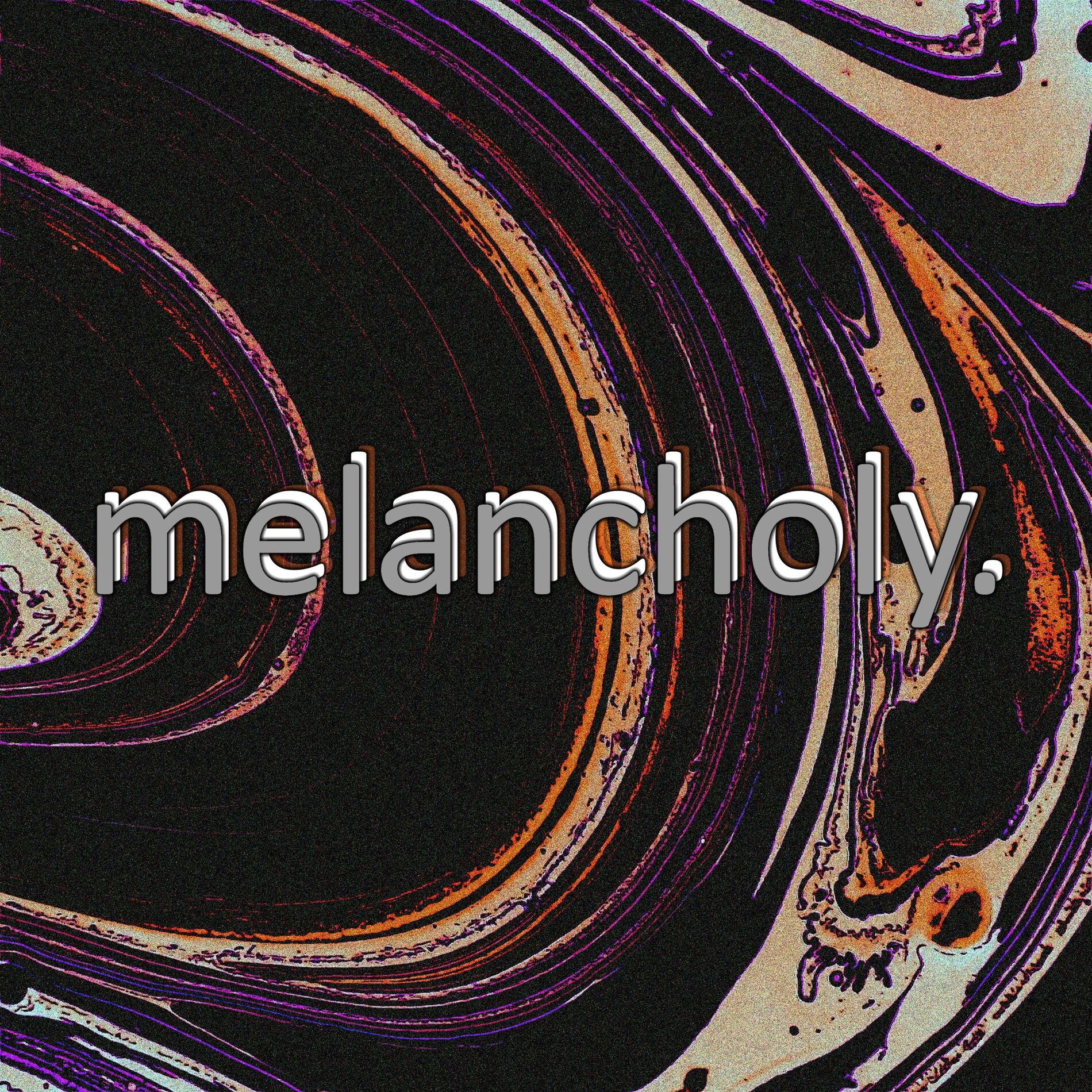 Album cover of melancholy.