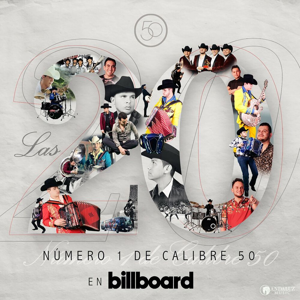 Picture of Las 20 Número 1 De Calibre 50 En Billboard