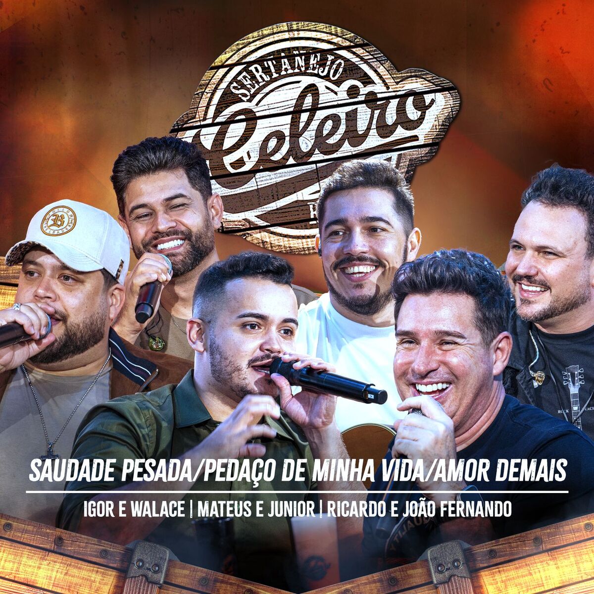Album cover of Saudade Pesada / Pedaço De Minha Vida / Amor Demais (Ao Vivo)