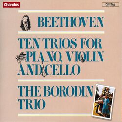 Cover of Beethoven: Ten Trios for Piano, Violin and Cello