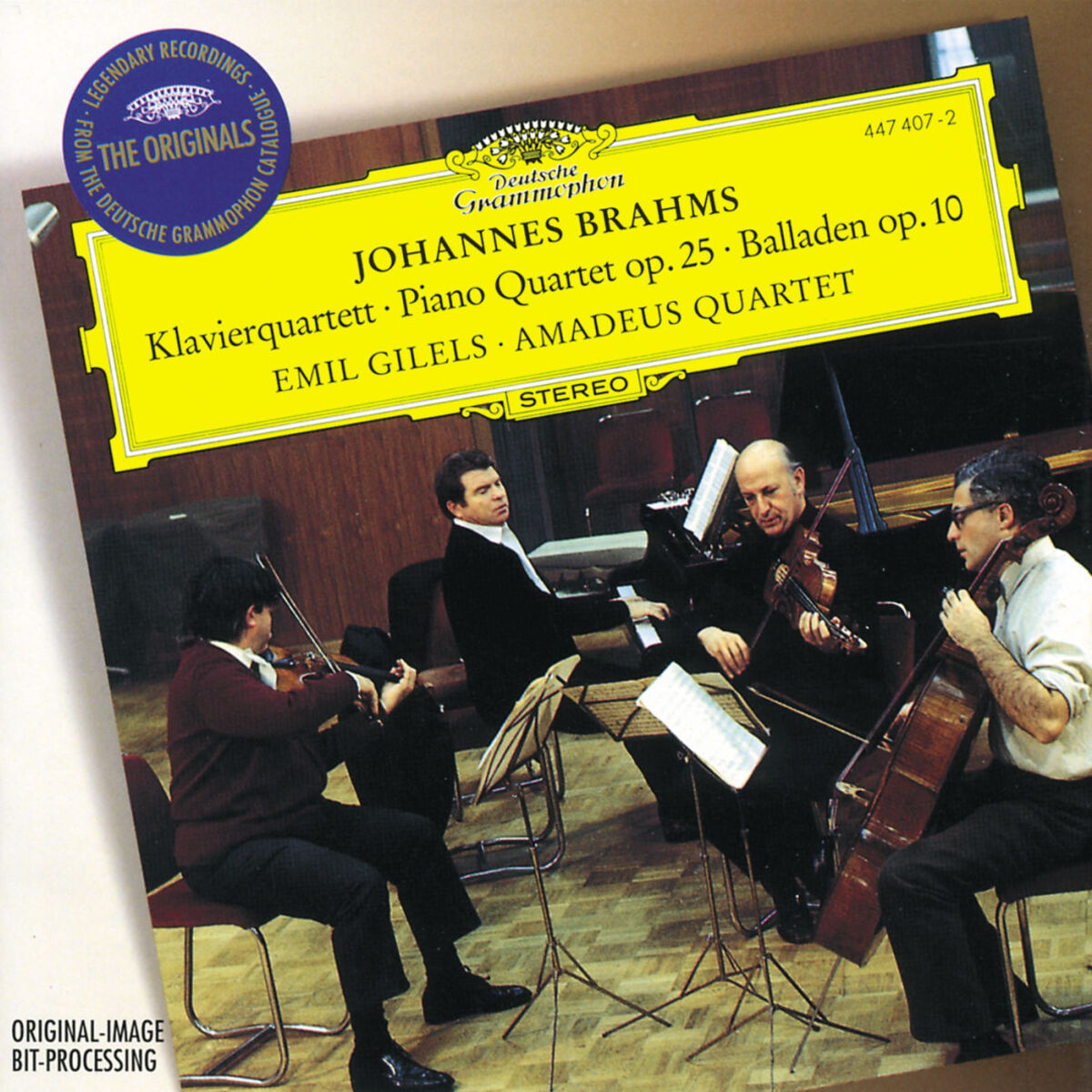 Album cover of Brahms: Piano Quartet No. 1 in G Minor, Op. 25; 4 Ballades, Op. 10