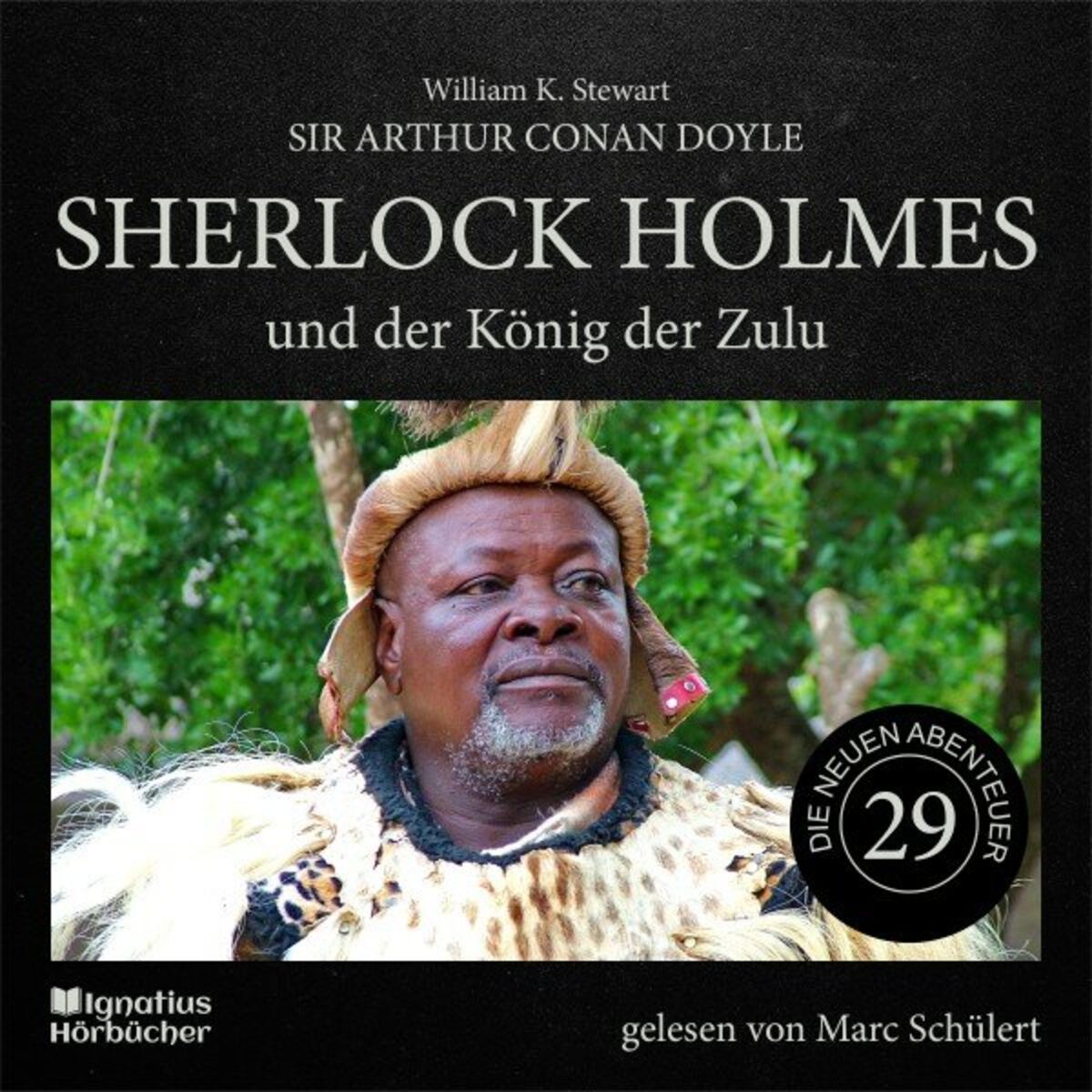 Album cover of Sherlock Holmes und der König der Zulu (Die neuen Abenteuer, Folge 29)