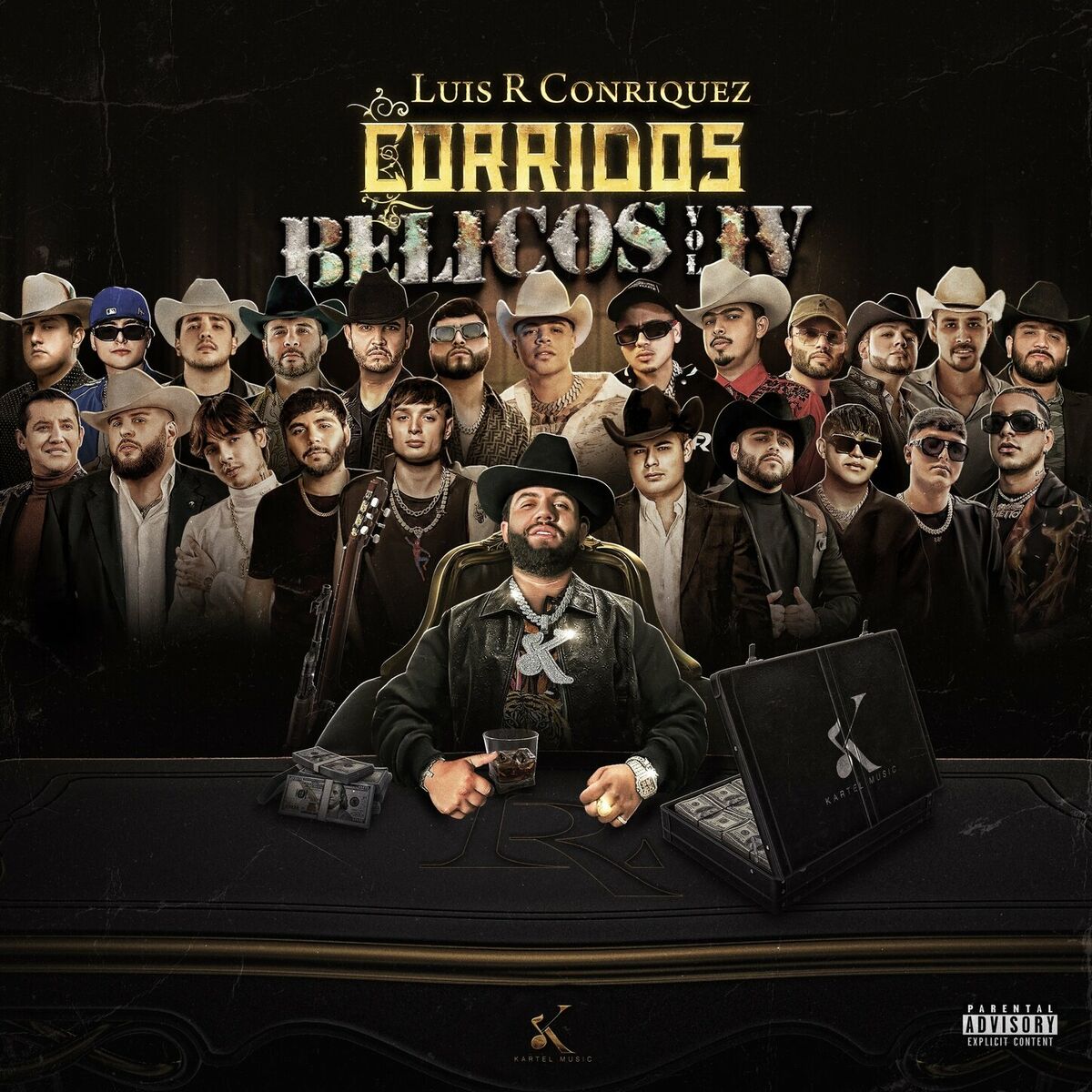 Album picture of Corridos Bélicos, Vol. IV