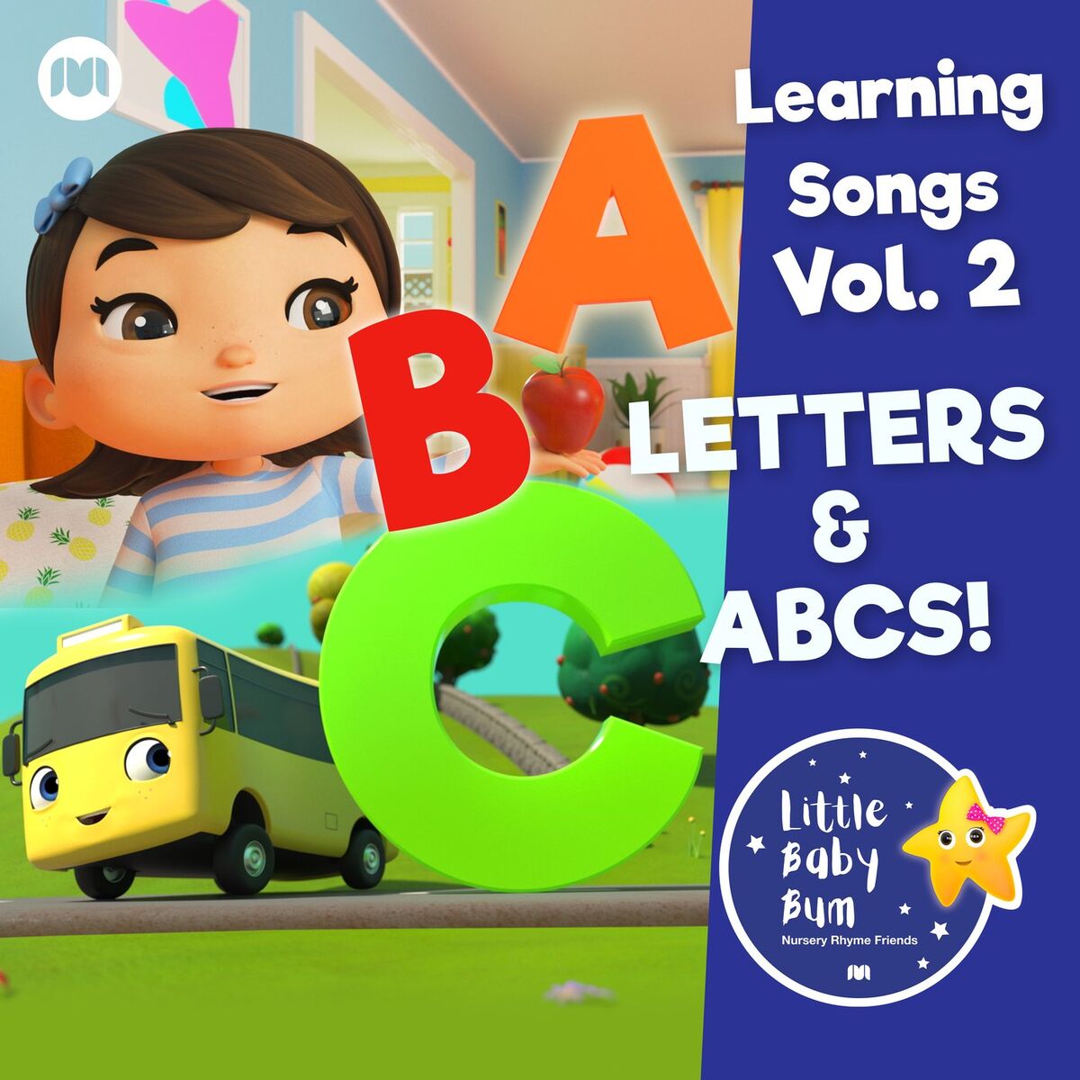 Album cover of Learning Songs, Vol. 2 - Letters & ABCs!
