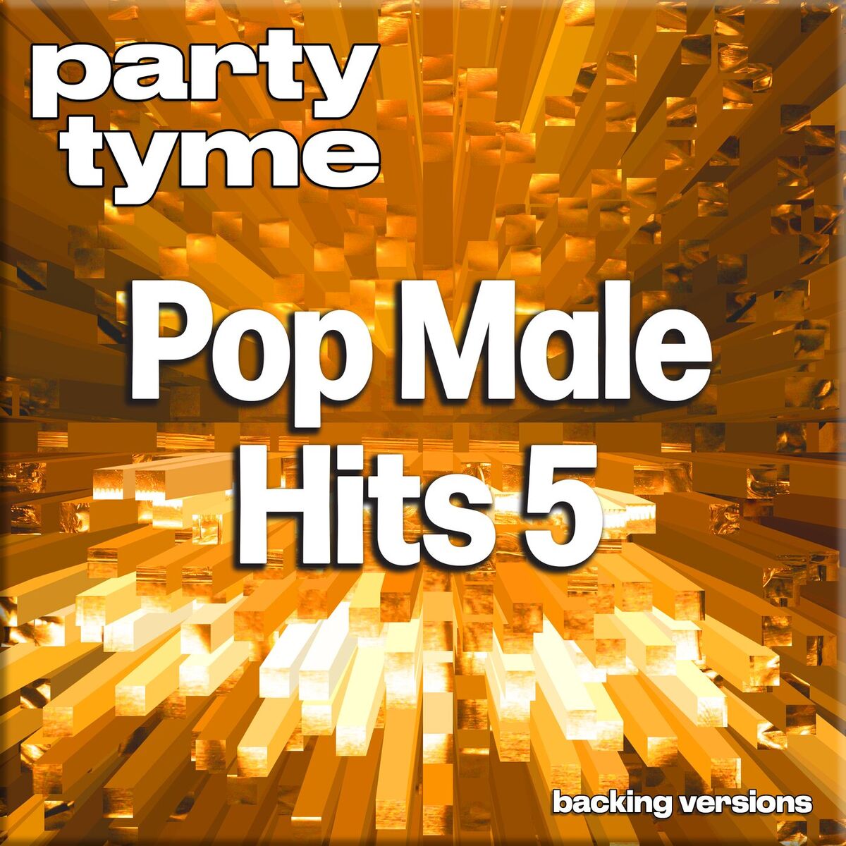 Album cover of Pop Male Hits 5 - Party Tyme (Backing Versions)