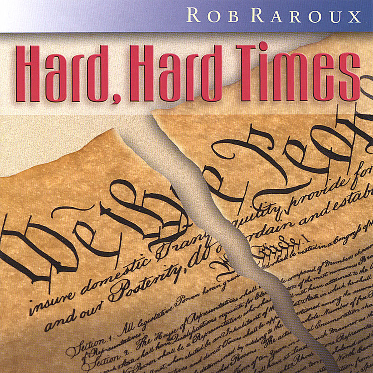 Album cover of Hard, Hard Times