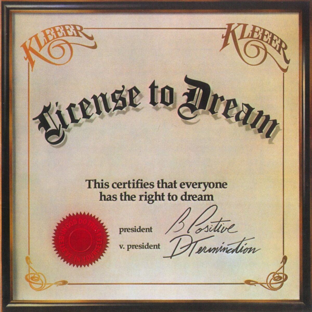 Album cover of License To Dream
