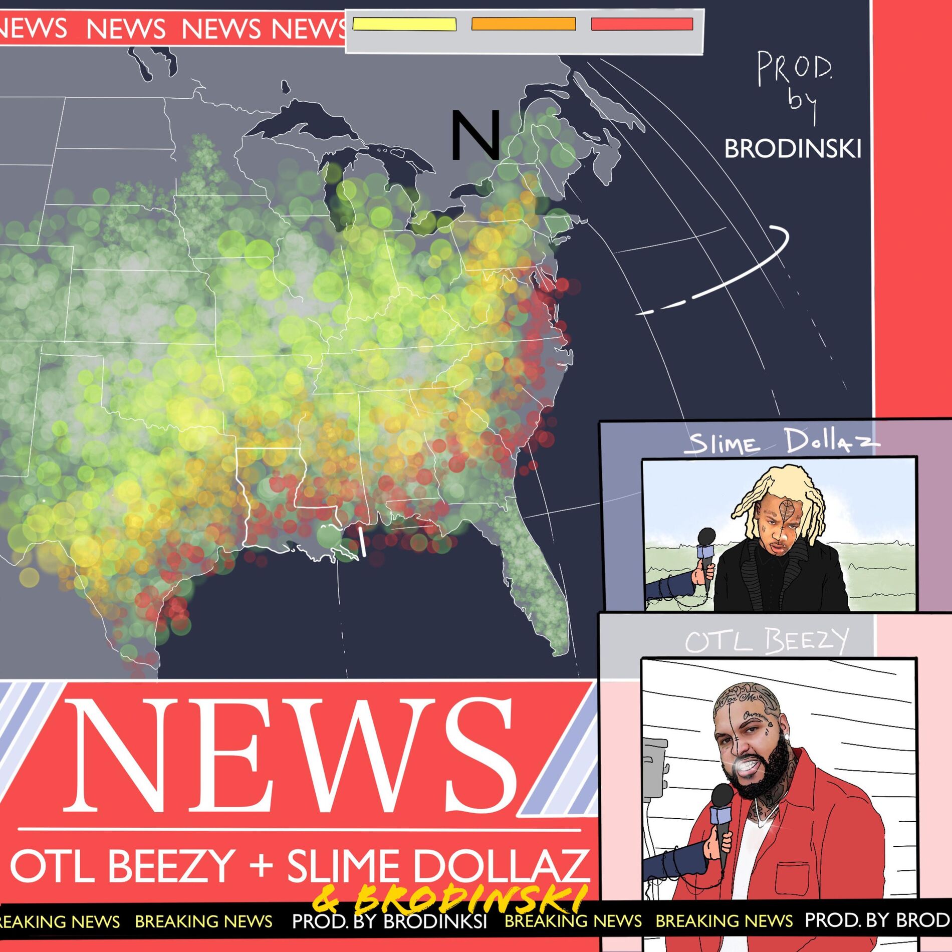 Album cover of News (feat. Slime Dollaz & Brodinski)