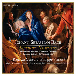 Cover of J.S. Bach: In tempore Nativitatis - Christmas Cantatas BWV 110, 151, 63