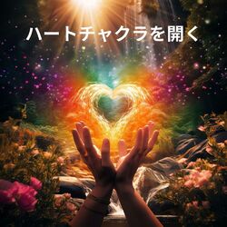 Cover of ハートチャクラを開く - 心と体と魂を育む、平和で力強い癒しの音楽と自然