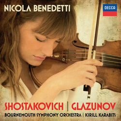 Cover of Shostakovich: Violin Concerto No.1; Glazunov: Violin Concerto