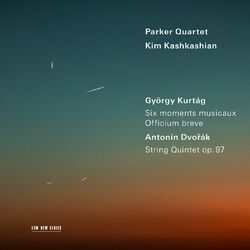 Cover of Kurtág: 6 Moments musicaux; Officium breve / Dvořák: String Quintet, Op. 97