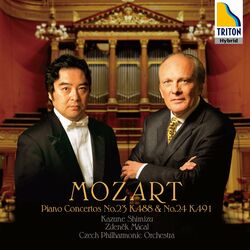 Cover of Mozart: Piano Concertos No.23 K.488 & No.24 K.491
