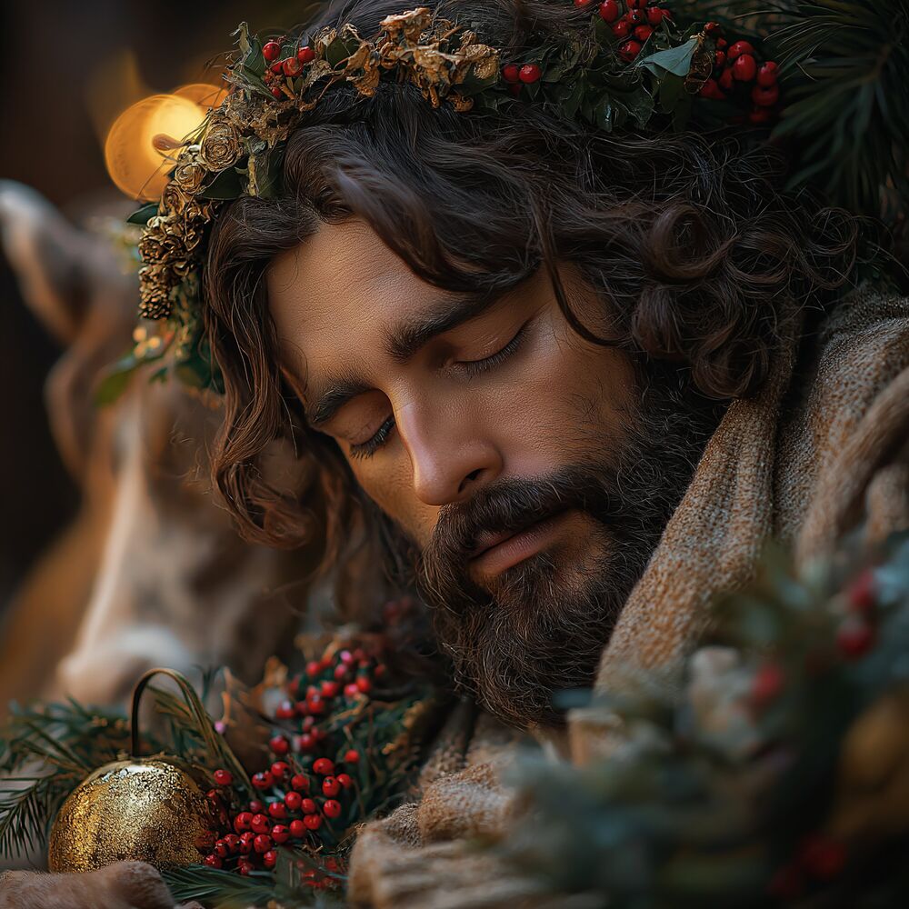 Picture of Peaceful Jesus Christmas