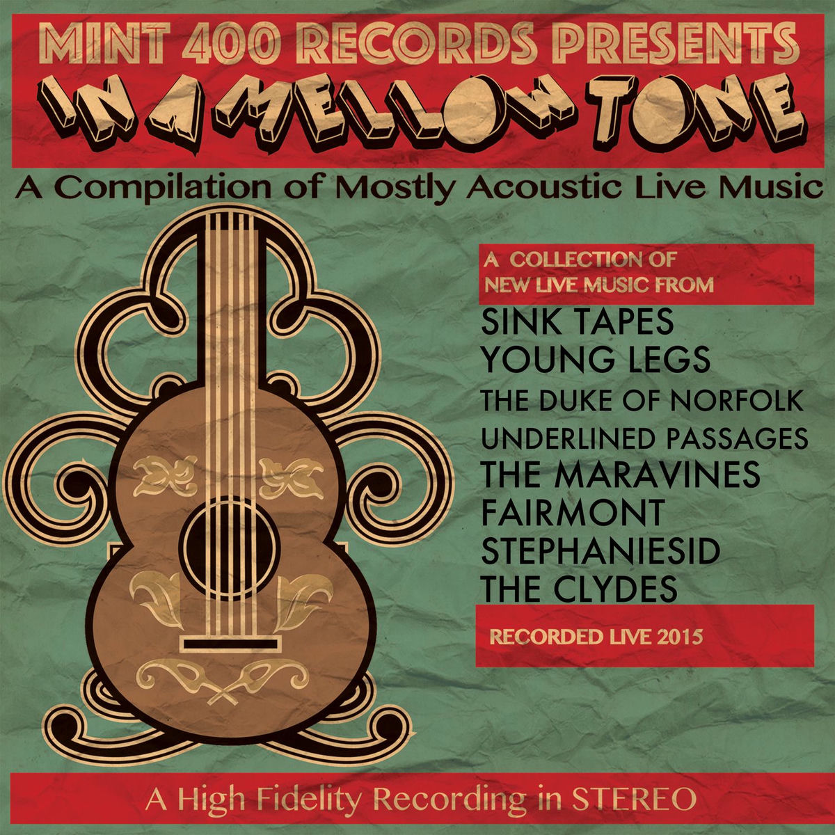 Album cover of Mint 400 Records Presents In A Mellow Tone