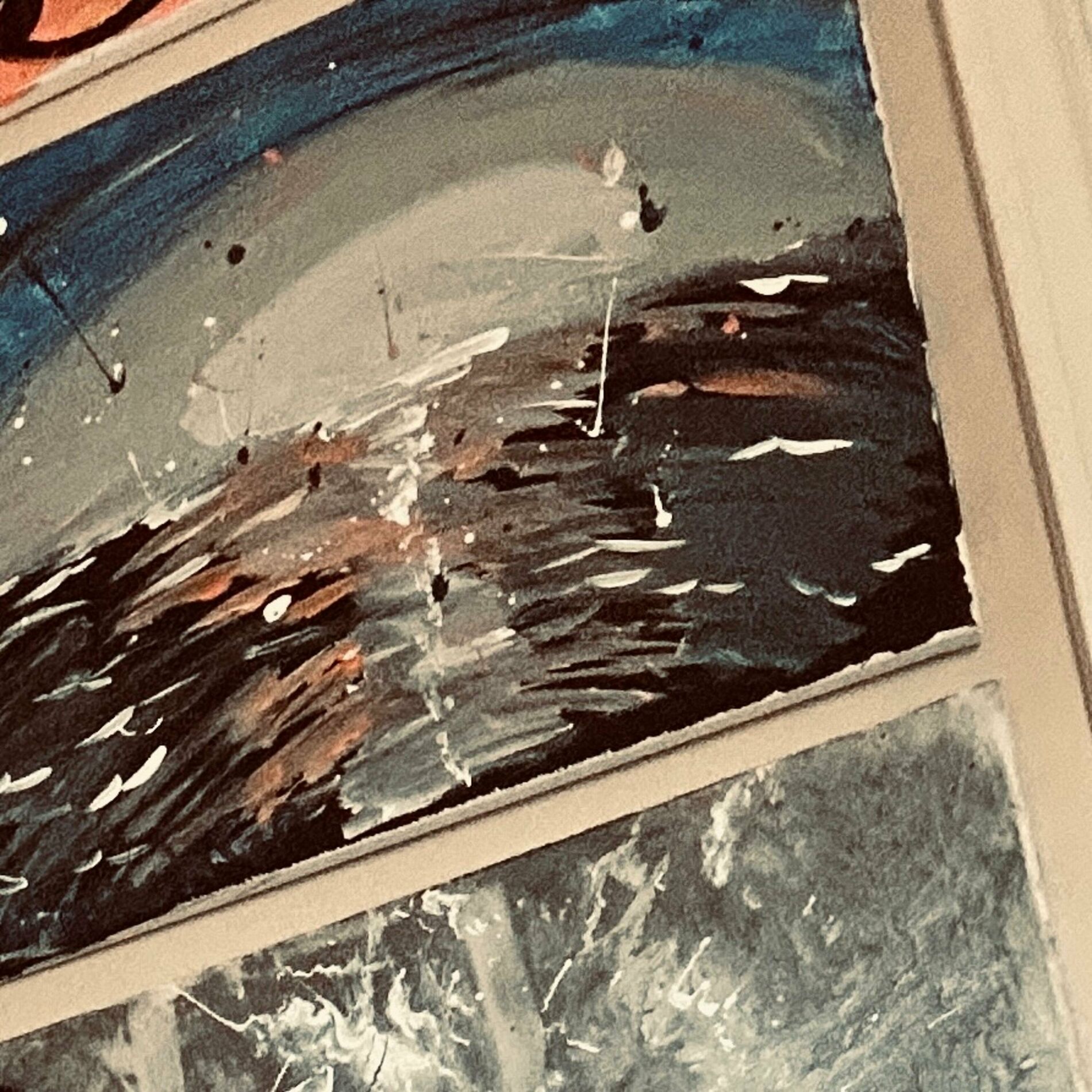 Album cover of painting on the wall