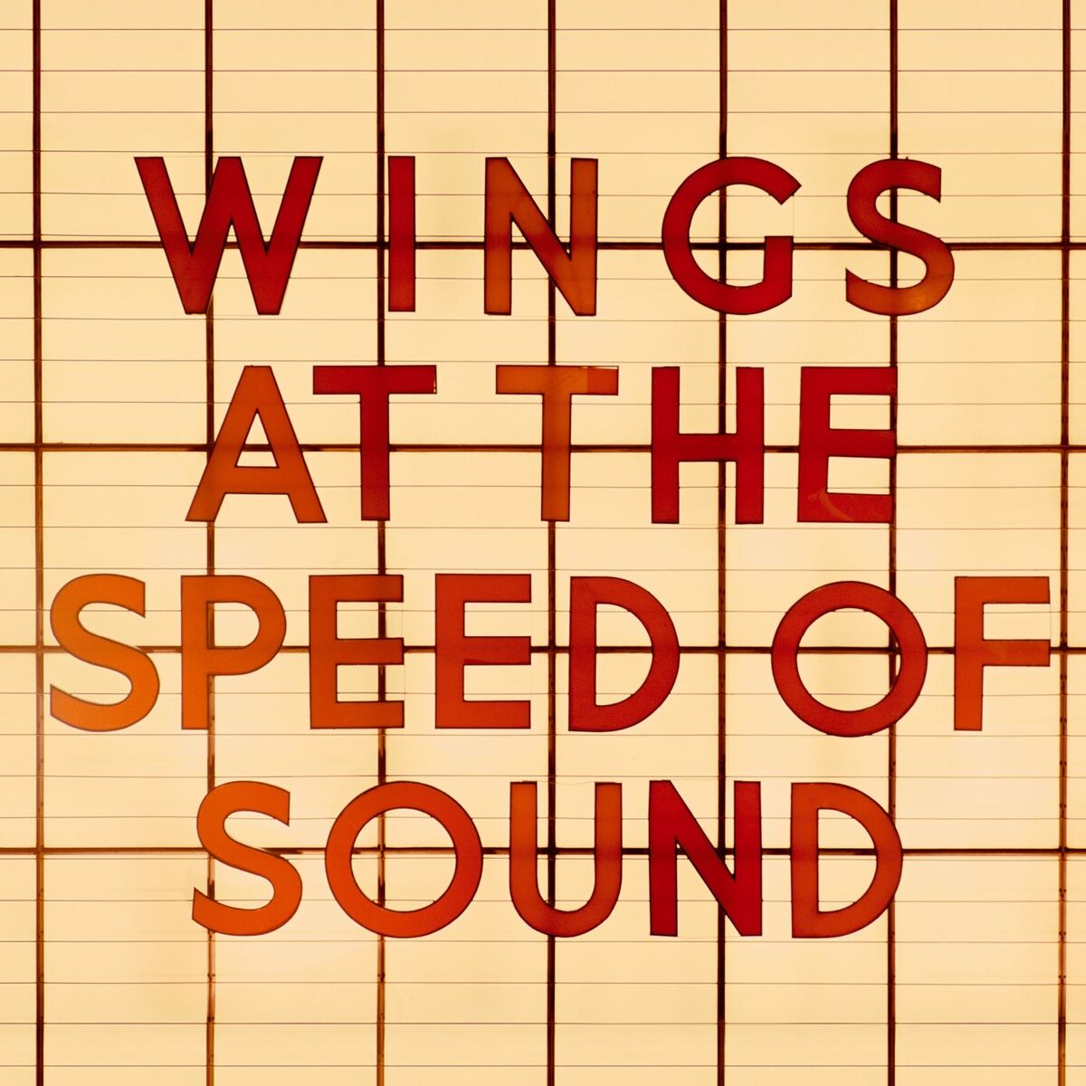 Album cover of Wings At The Speed Of Sound