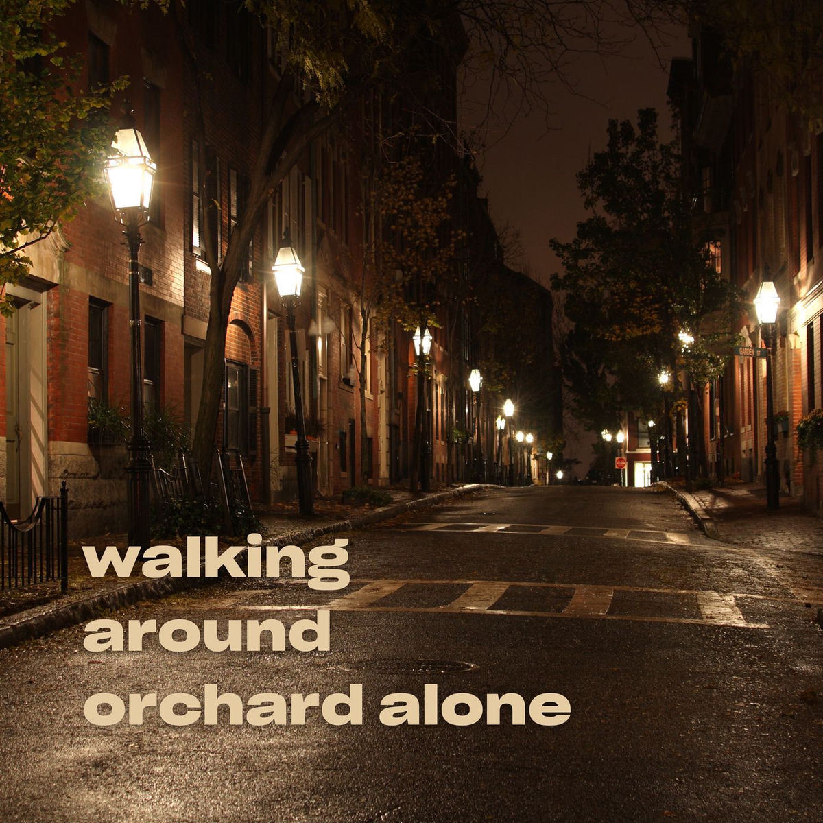 Album cover of walking around orchard alone