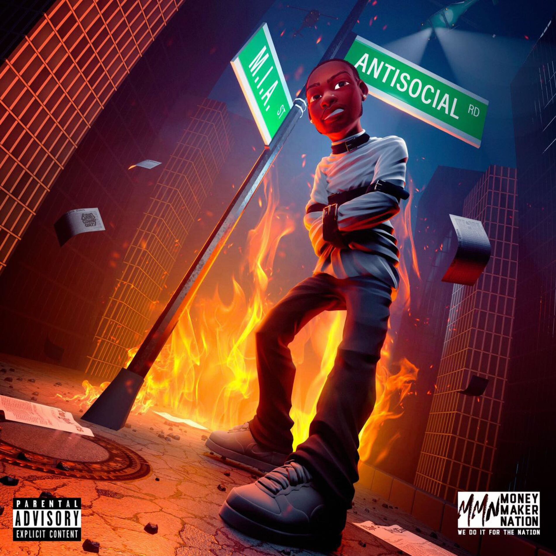 Album cover of M.I.A. & AntiSocial