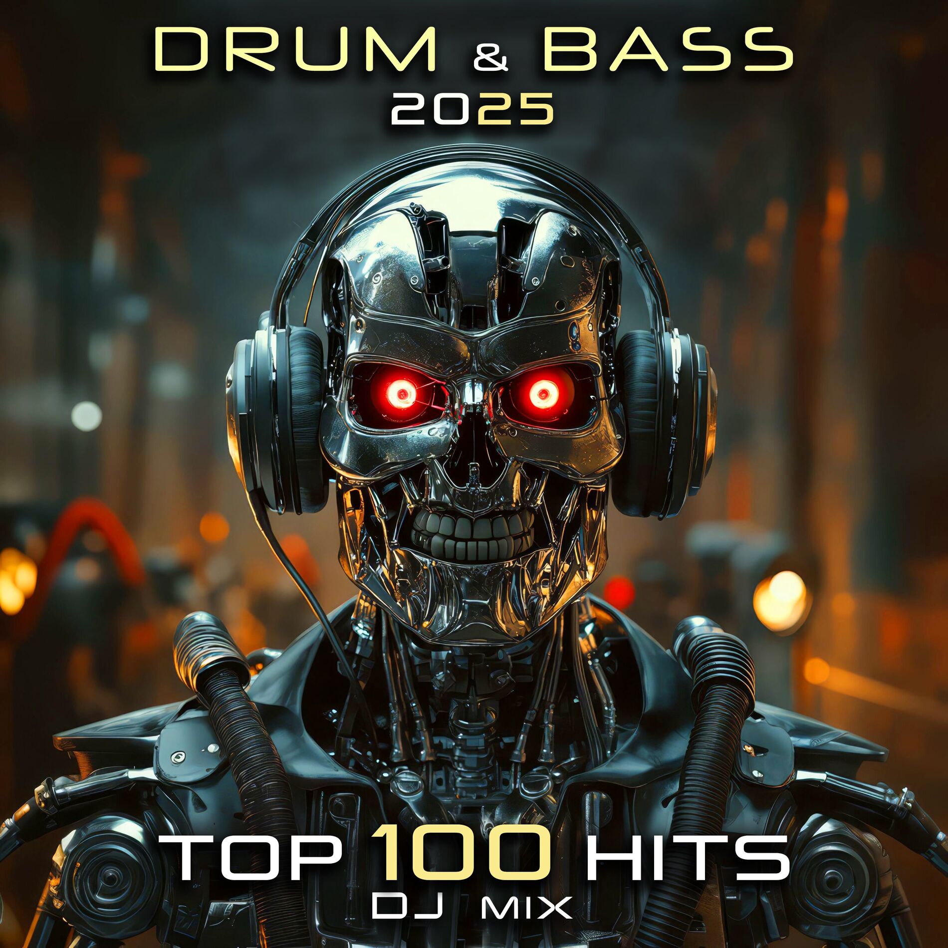 Album cover of Drum & Bass 2025 Top 100 Hits + DJ Mix