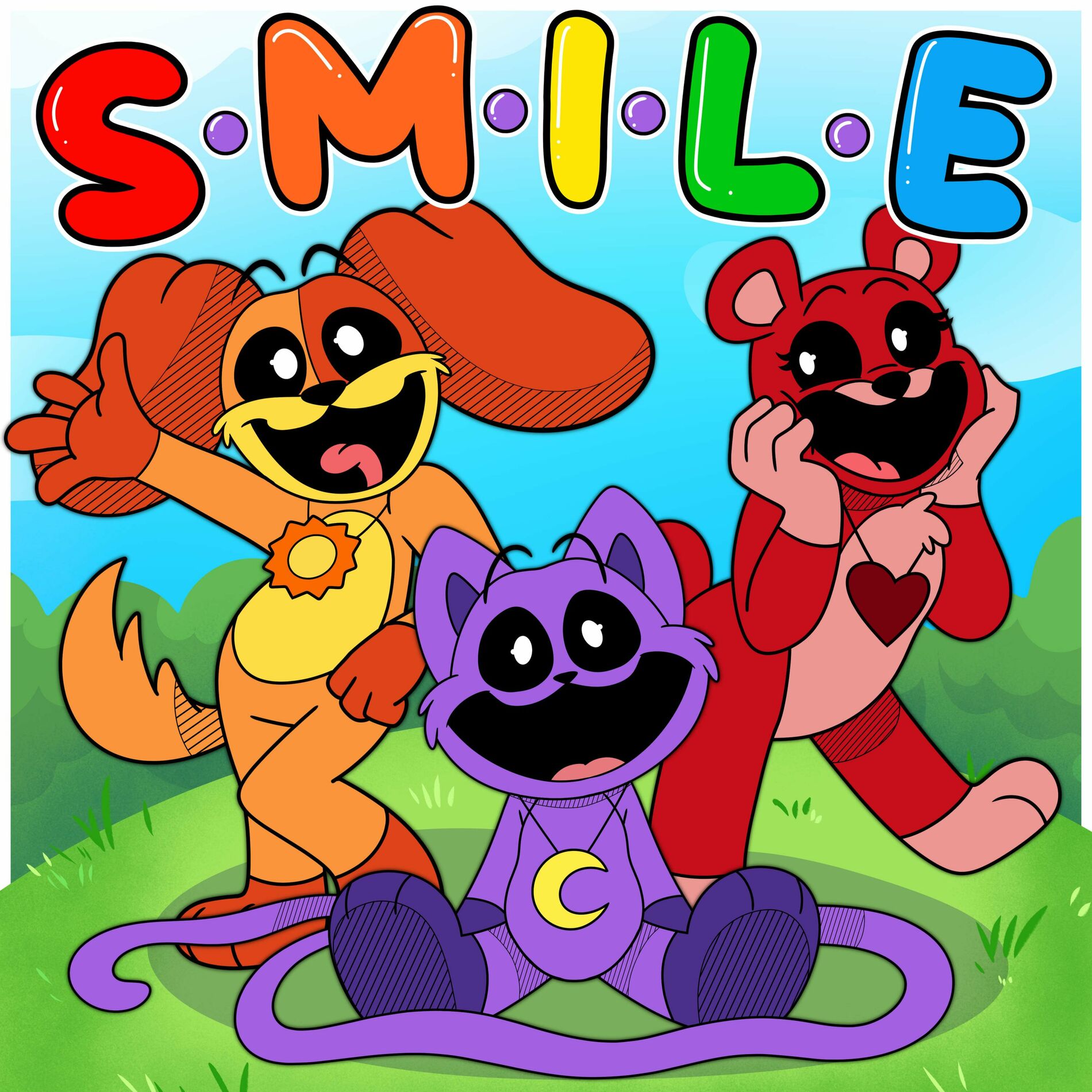 Album cover of Smile Everyday! (Smiling Critters Theme Song) (feat. Jelzyart & ivi)