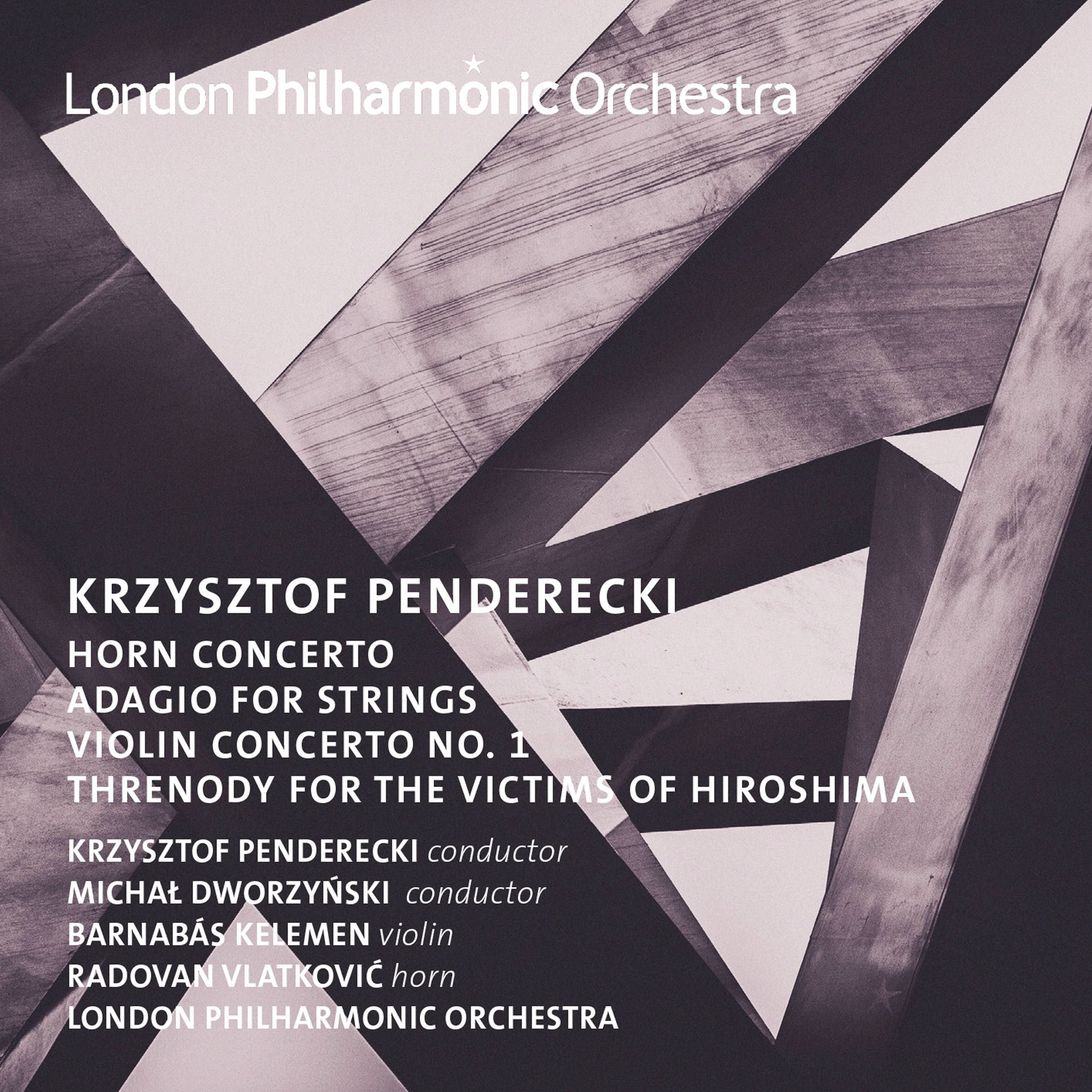 Album cover of Penderecki: Horn and Violin Concertos