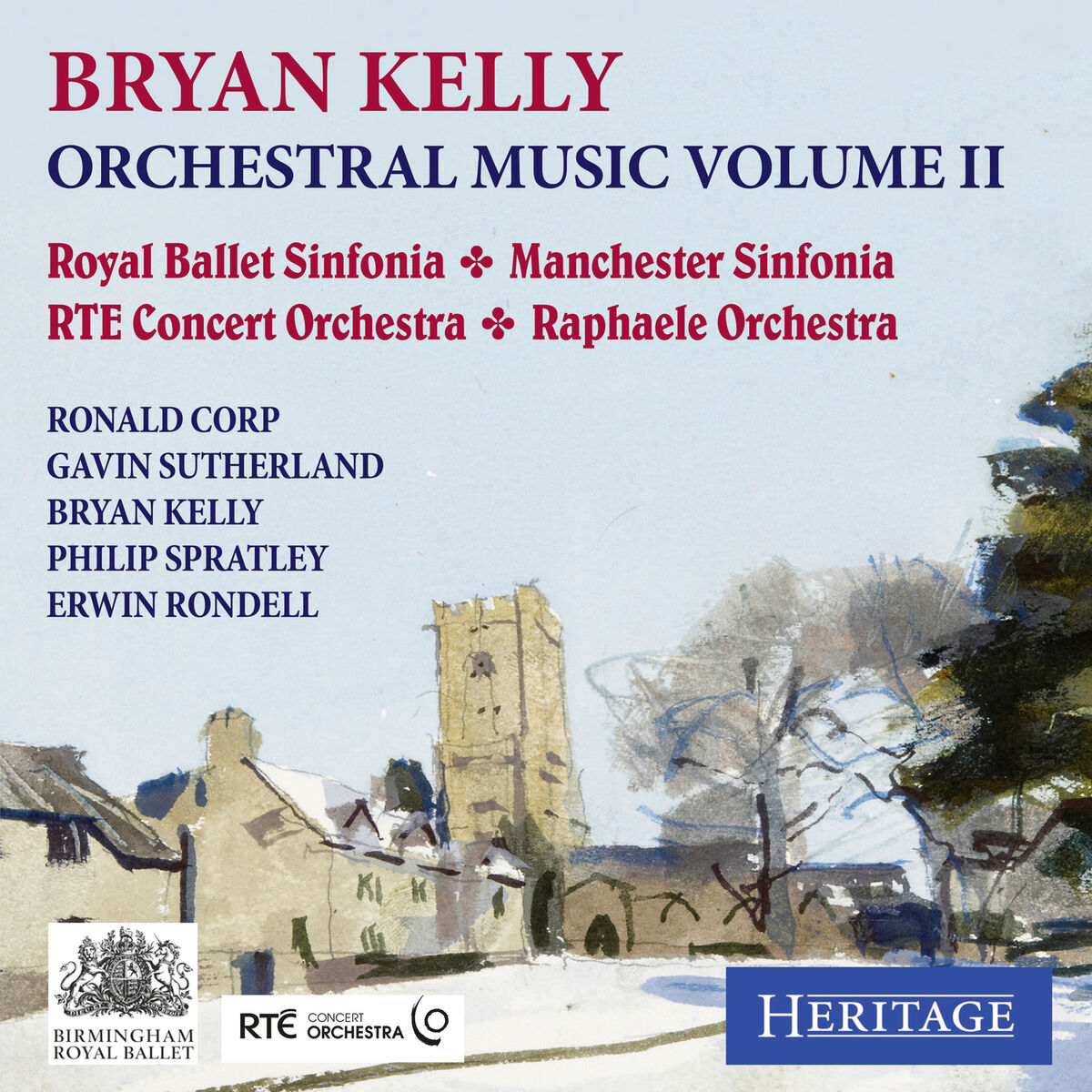 Album cover of Bryan Kelly: Orchestral Music Vol. 2