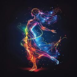 Cover of Seven Rays: Chakra Dance Through the Rainbow, Chillout Ambient Meditation, Ecstatic Dance Beats, Chillage Mindful Moments