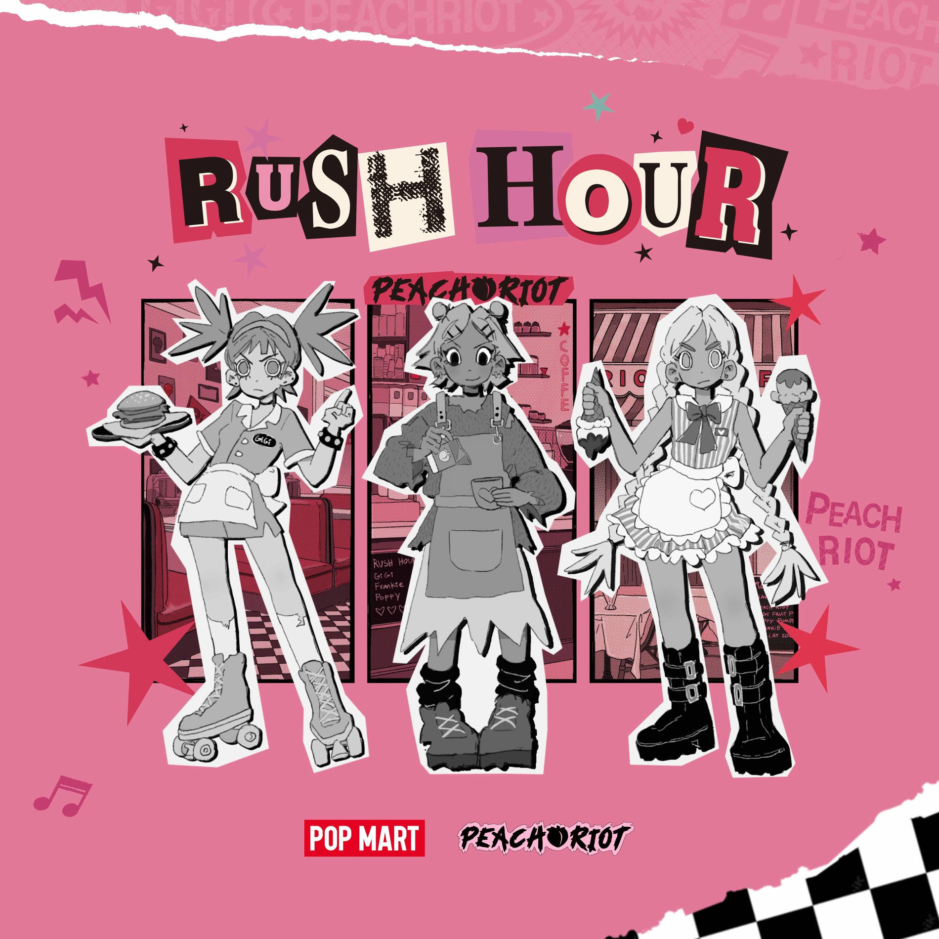 その他 LIL PEACH RIOT WESTERN RIOT Lil Peach Riot Loading! Series Blind box