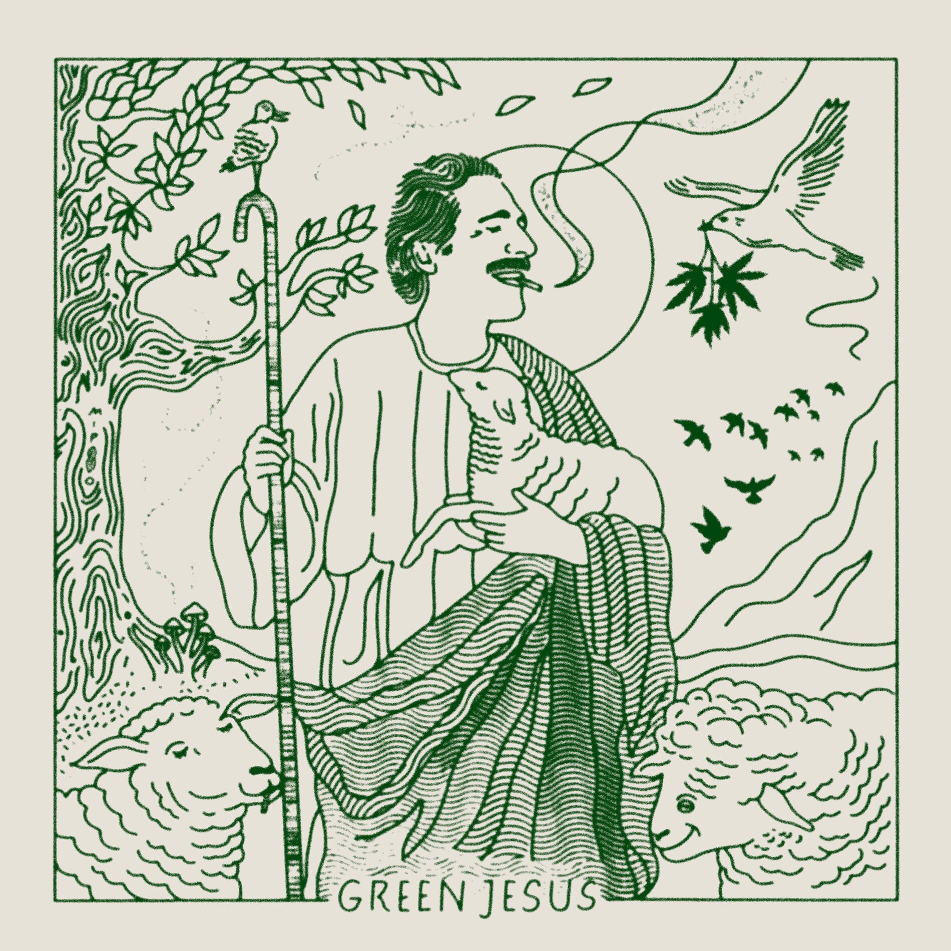 Album cover of Green Jesus