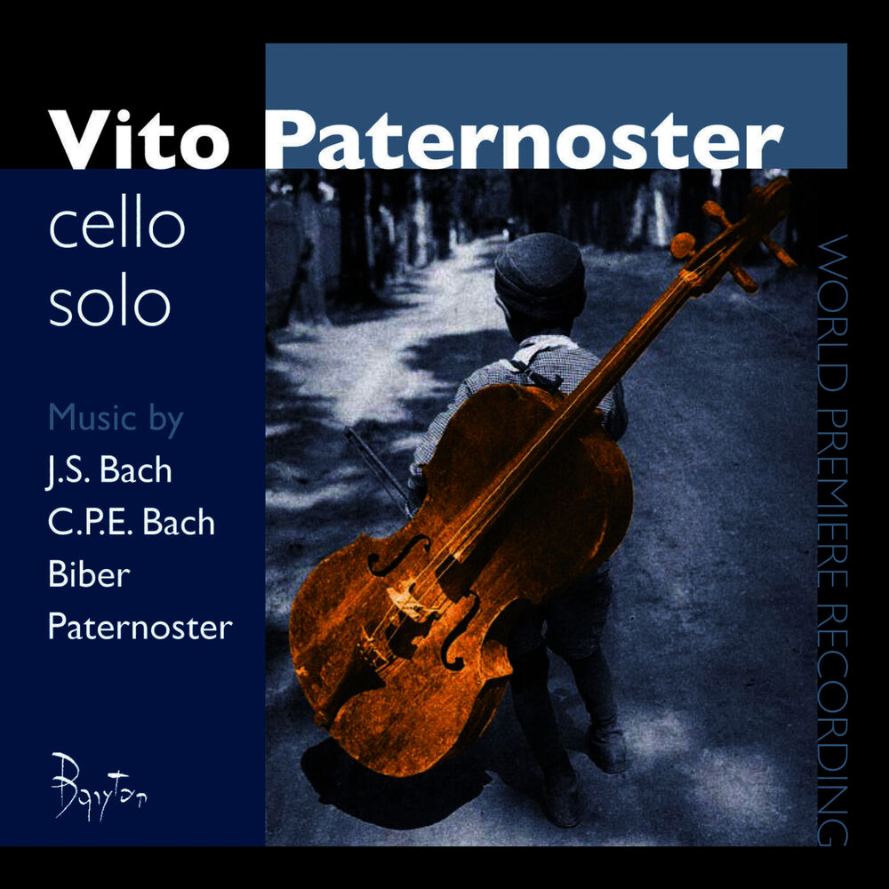 Picture of Solo cello works by JS Bach, CPE Bach, Biber and Paternoster