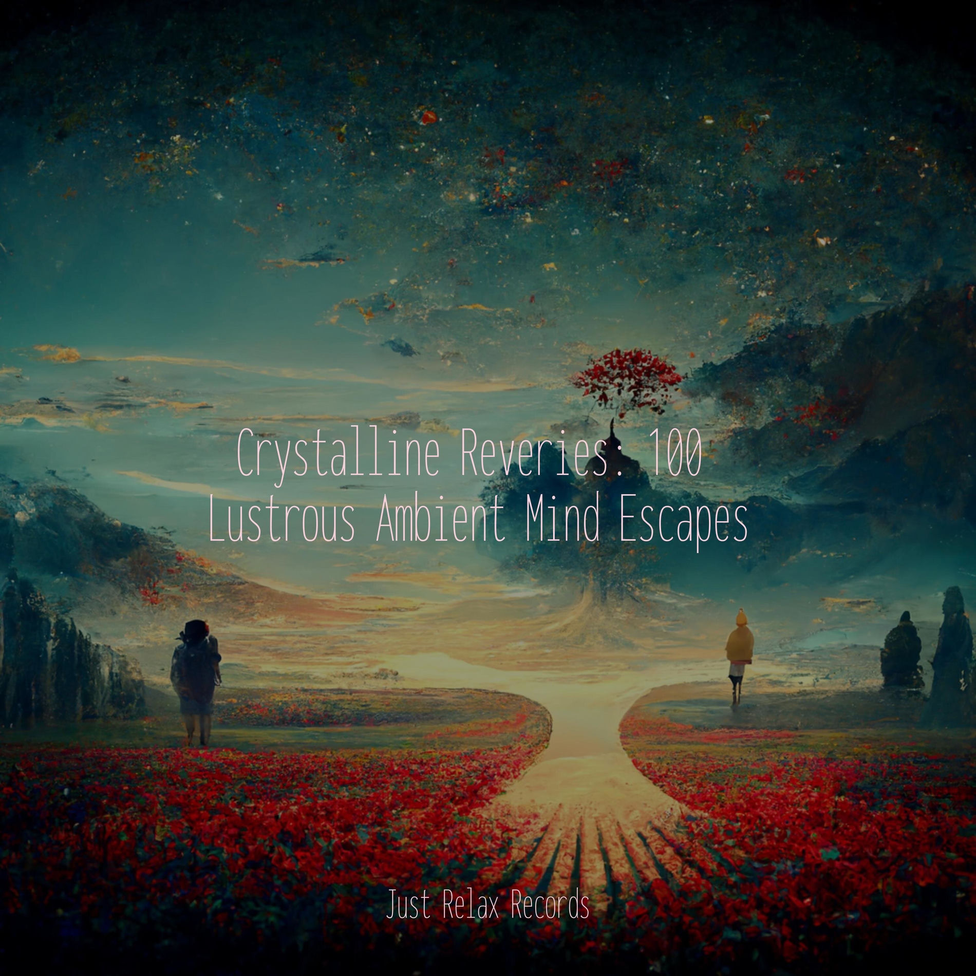 Album cover of Crystalline Reveries: 100 Lustrous Ambient Mind Escapes