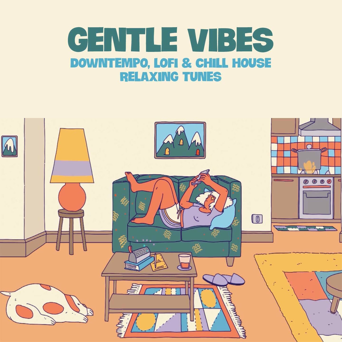 Album cover of Gentle Vibes (Downtempo, Lofi and Chill House Relaxing Tunes)