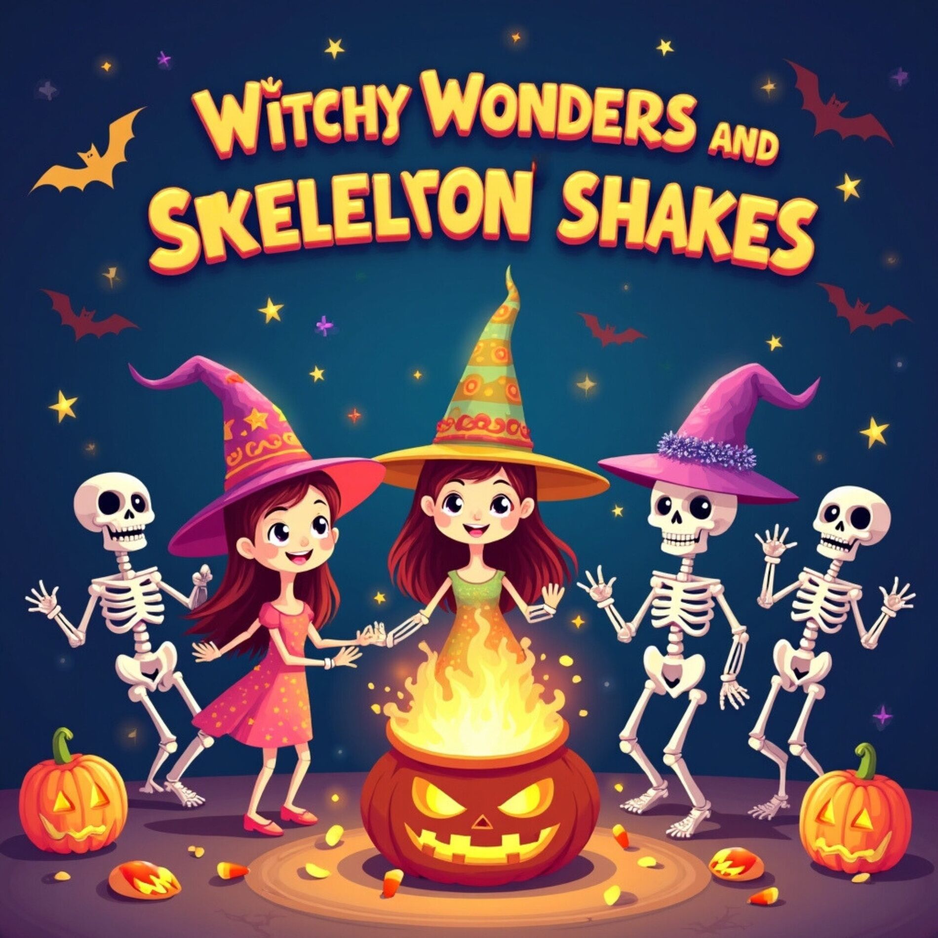 Album cover of Witchy Wonders and Skeleton Shakes
