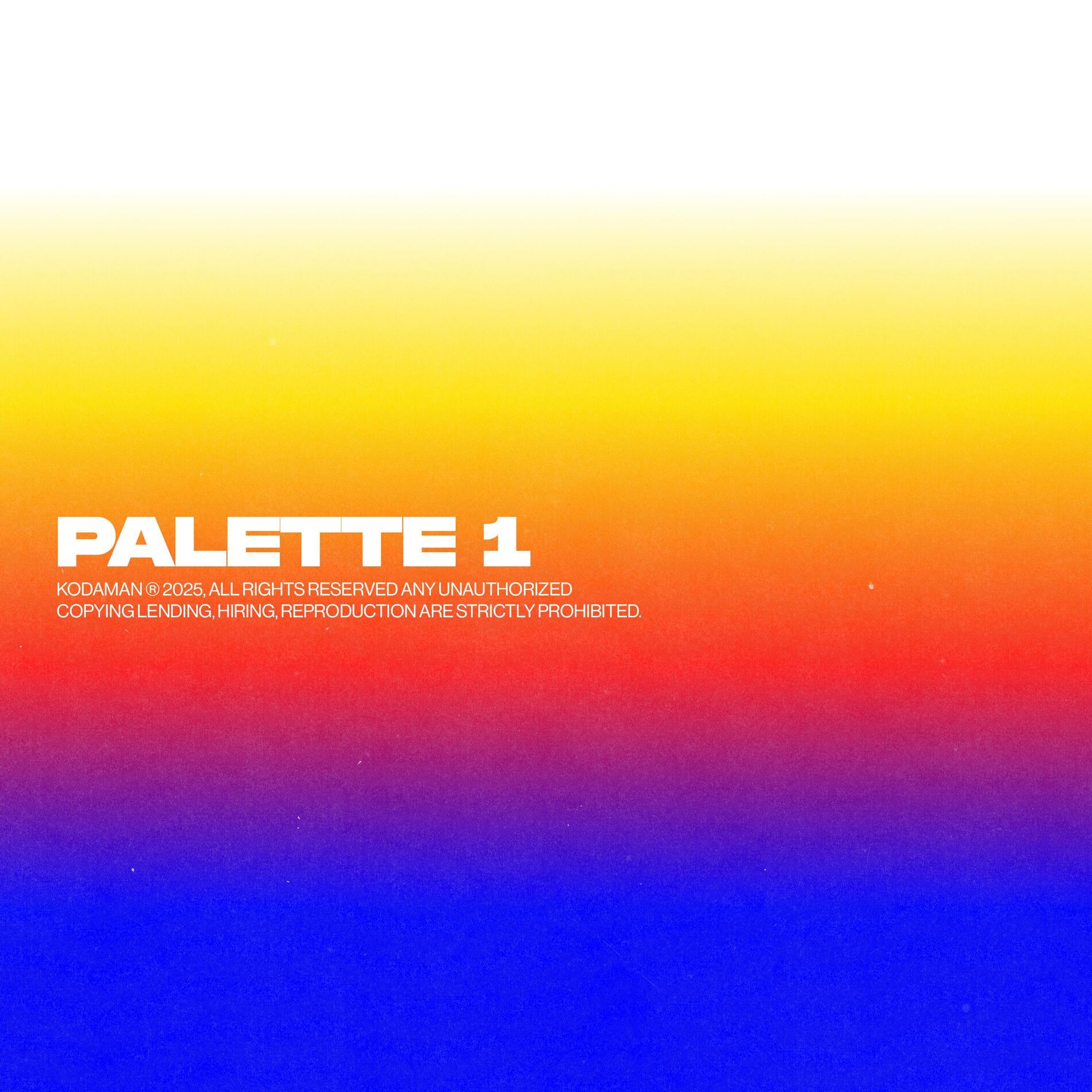 Album cover of Palette 1