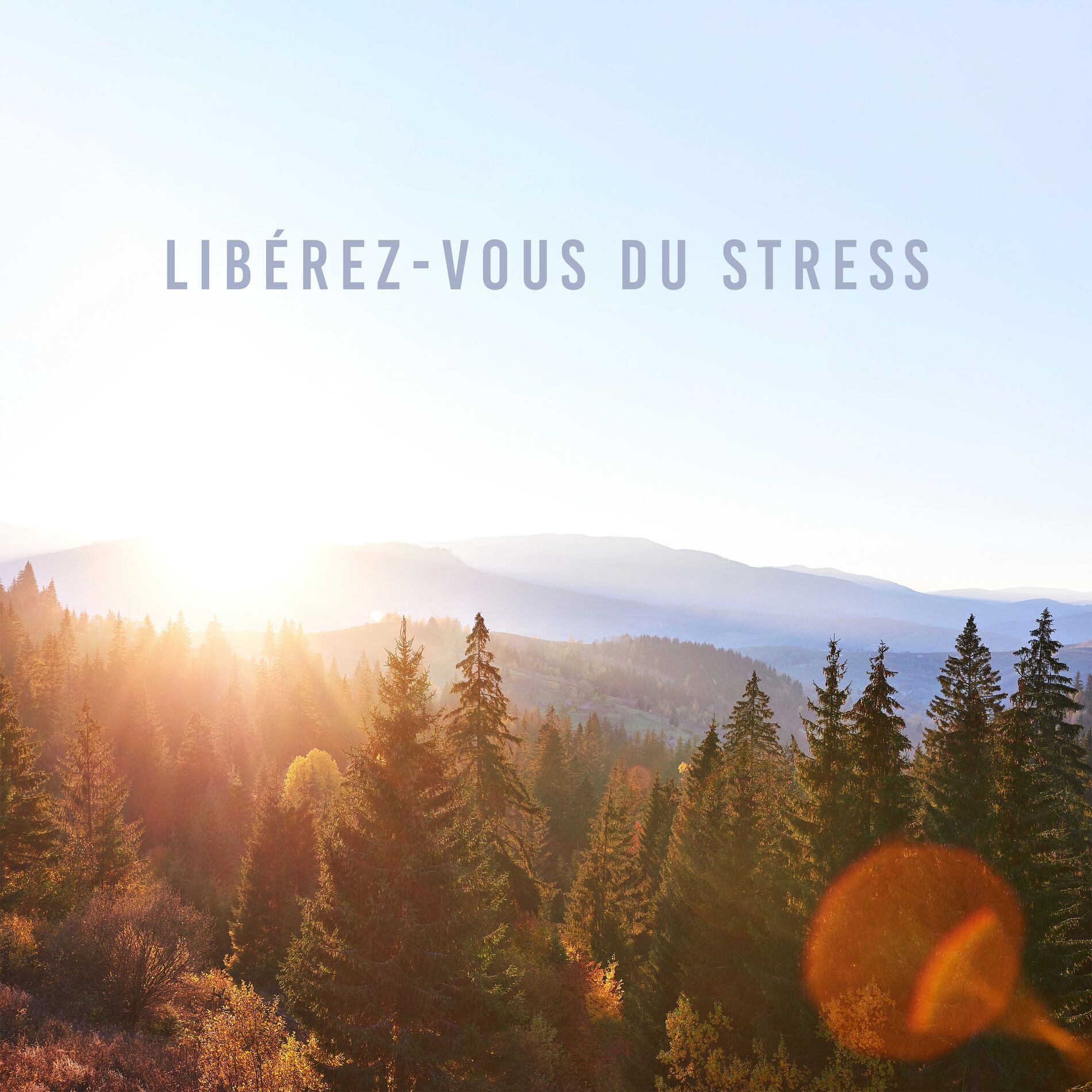 Album cover of Libérez-vous du stress - Soulagement du stress, Sons de la nature pour se détendre, Pensées positives