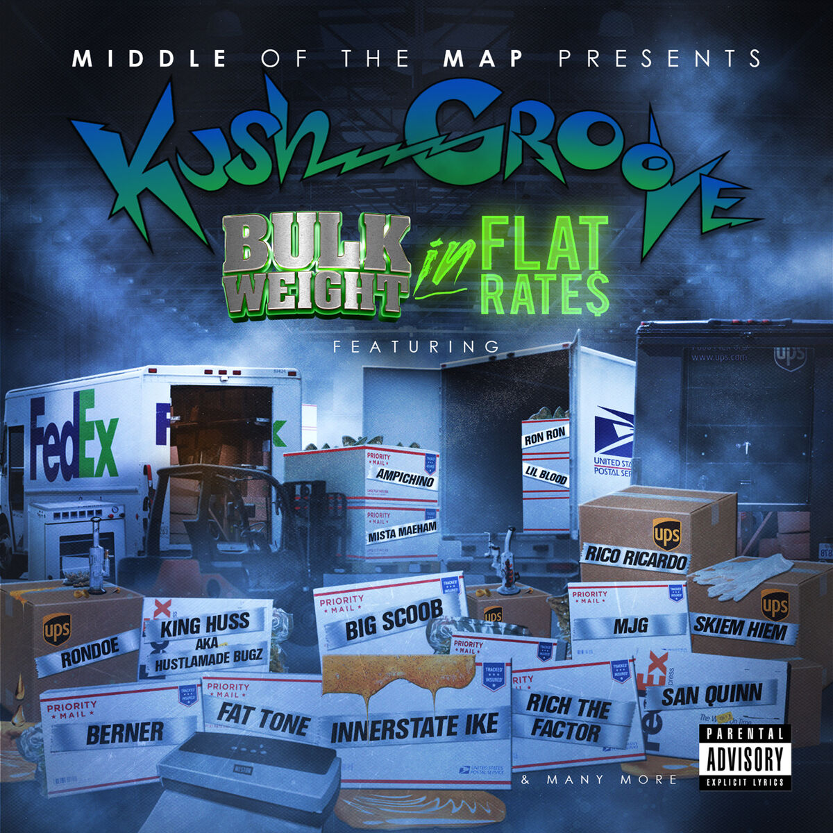 Album cover of Kush Groove: Bulk Weight in Flat Rates