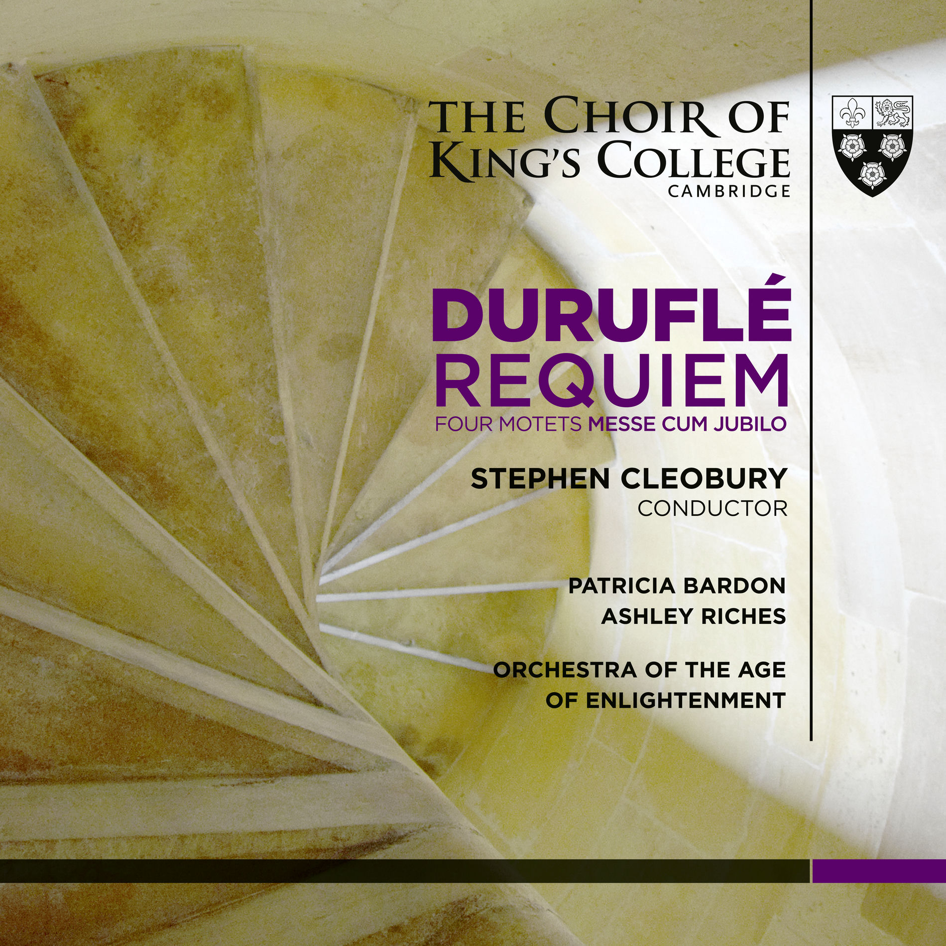 Album cover of Duruflé: Requiem, Four Motets, Messe Cum Jubilo