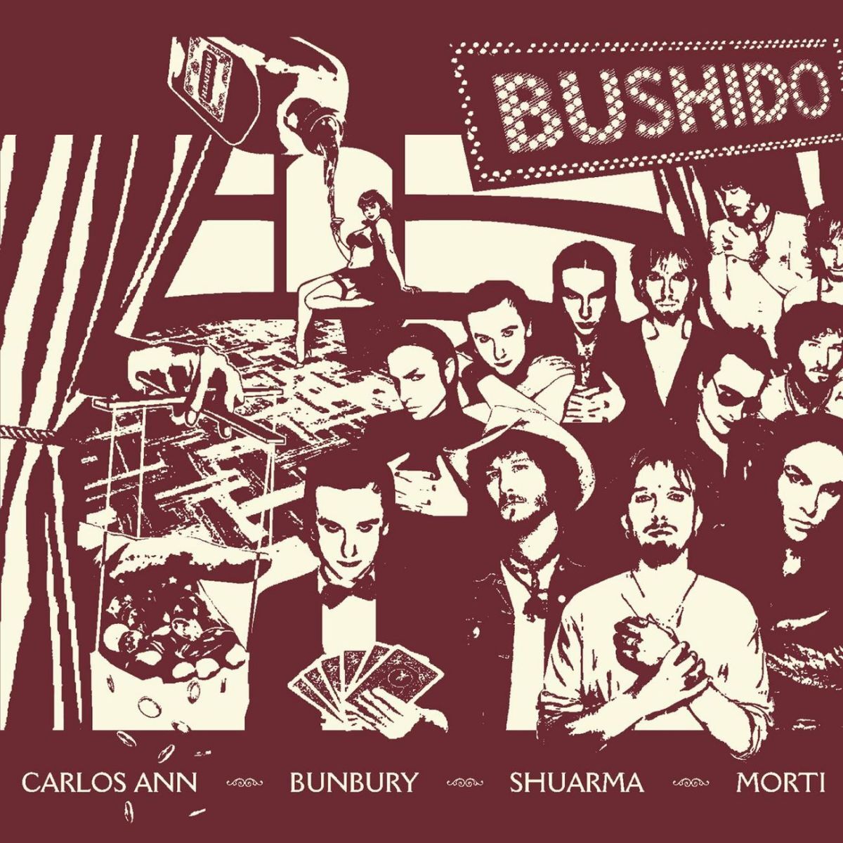 Album cover of La felicidad (feat. Shuarma, Bunbury, Carlos Ann, Morti)
