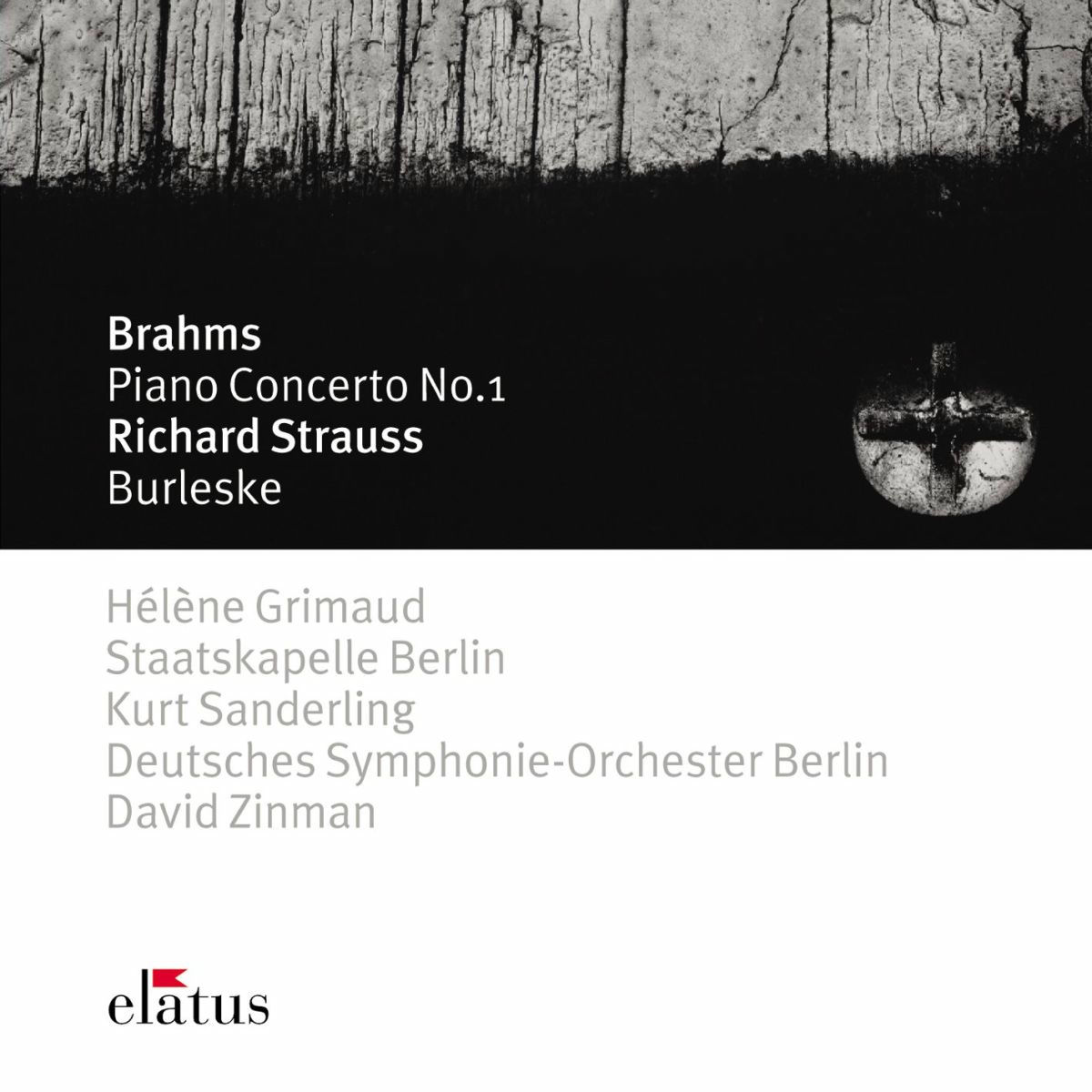 Album cover of Brahms : Piano Concerto No.1 & Strauss, Richard : Burleske - Elatus