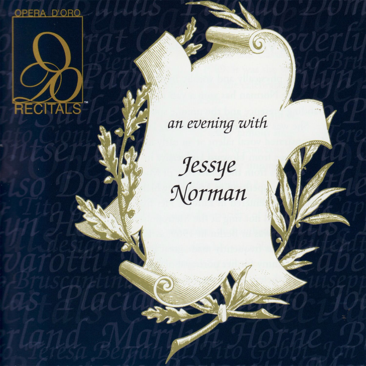 Album cover of Recitals: An Evening with Jessye Norman