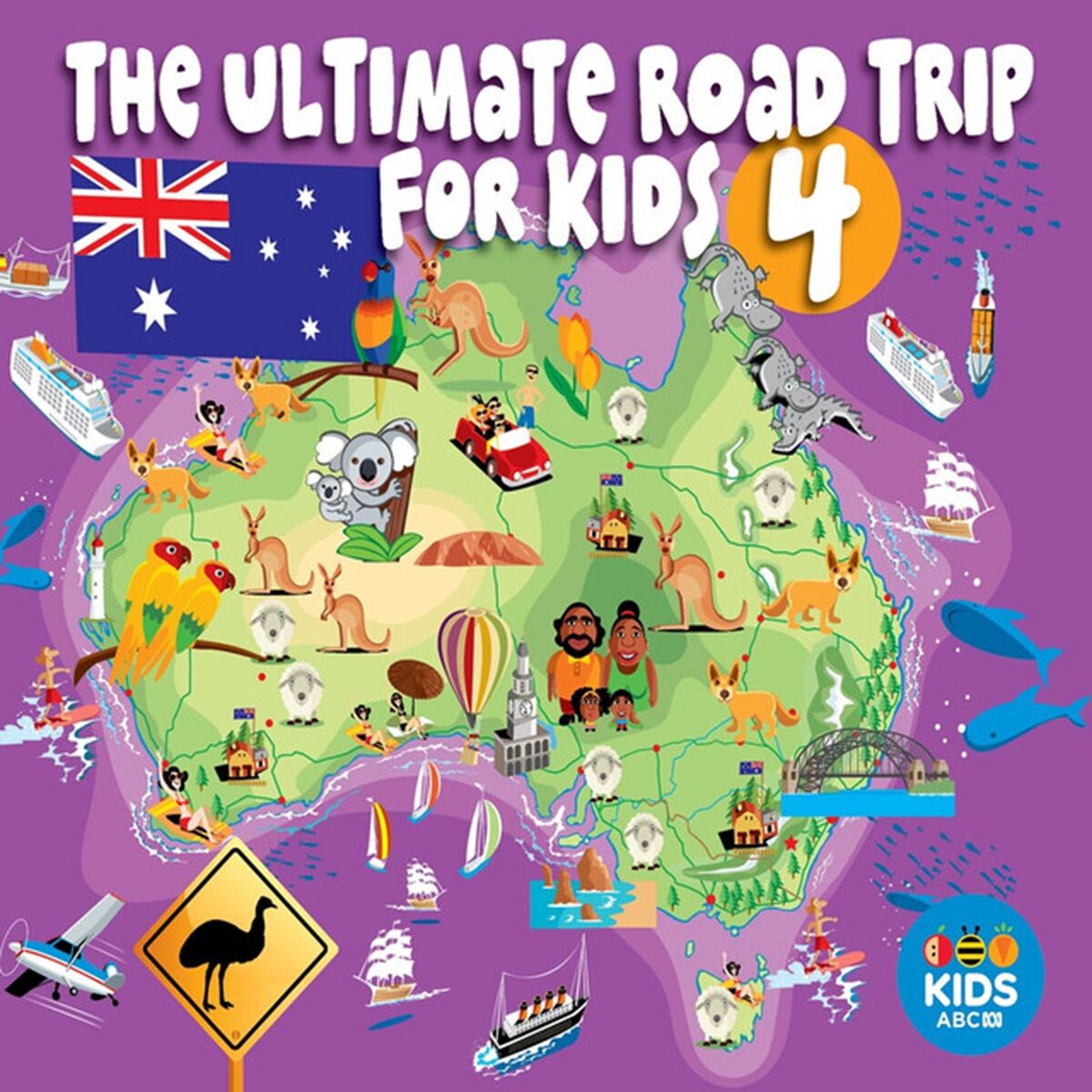 Album cover of Ultimate Road Trip for Kids: Vol. 4