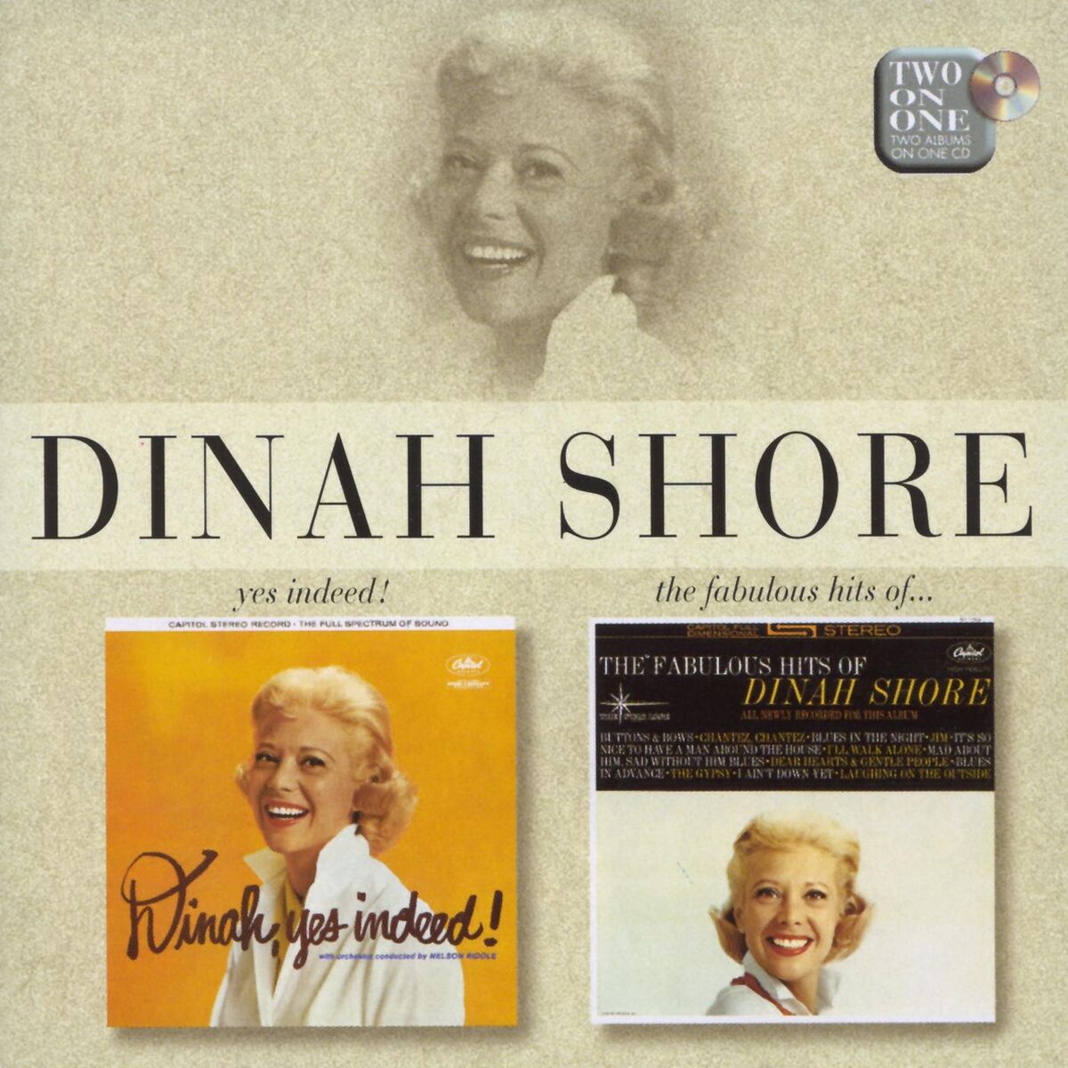 Album cover of Dinah, Yes Indeed!/The Fabulous Hits Of