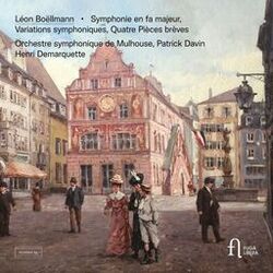 Cover of Boëllmann: Symphonie en fa majeur, Variations symphoniques & Quatre pièces brèves