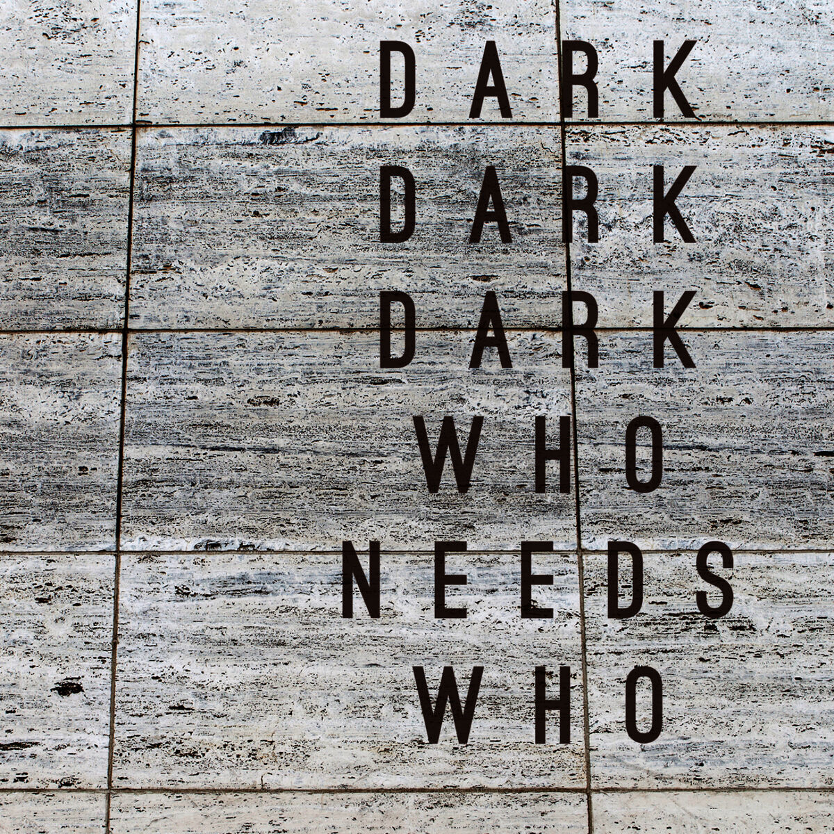 Album cover of Who Needs Who